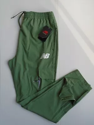 NEW BALANCE All Motion Lightweight JOGGERS Mens Running Pants Green S M L XL • $21.99