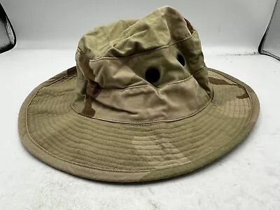 USGI Desert DCU 3 Color Camo Sun Hat Boonie Medium • $14.76