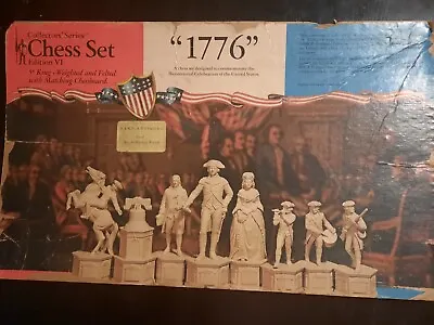 Vintage  1776 Bicentennial Collector Series Edition VI CHESS SET - Complete • $55