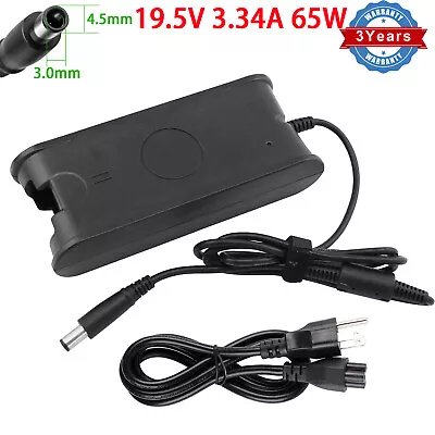 $11.99 • Buy For Dell Inspiron 65W 4.5mm Barrel Tip AC Adapter Laptop Charger Power Supply 