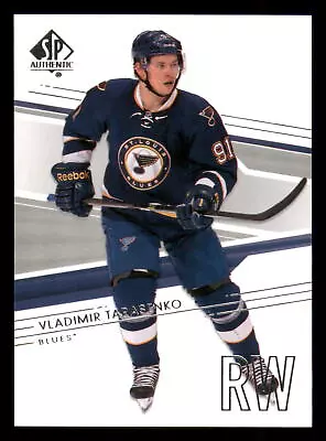 2014 SP Authentic Vladimir Tarasenko #21  St. Louis Blues • $1.69