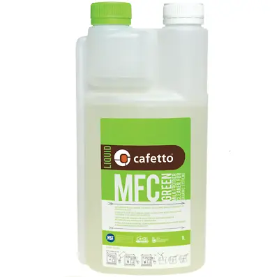 Cafetto Mfc Organic Milk Frother Cleaner Liquid Descaler 1L 1 Litre- Green • $28.90