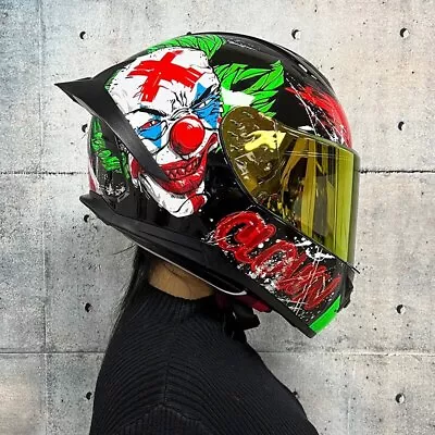 Motorcycle Full Helmet Men's And Women's Winter Four Seasons Motorcycle Helmet • $85