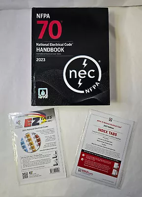 NFPA 70 National Electrical Code NEC Handbook 2023 Edition With Tabs Hardcover • $61.41