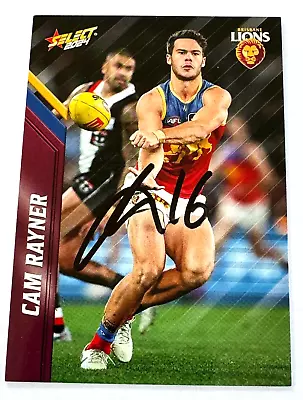 Brisbane Lions Cam Rayner Signed 2024 Select  Trading Card • $8.99