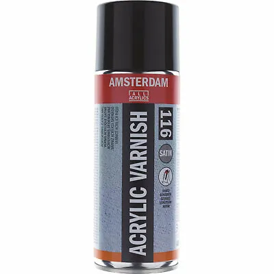 Talens Amsterdam Acrylic Aerosol Spray Varnish (Oil & Acrylic) 400ml - 116 Satin • £18.99