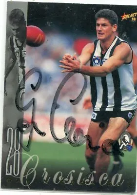 $7.50 • Buy AFL Select 1998 #123 Collingwood Gavin Crosisca Autographed Card