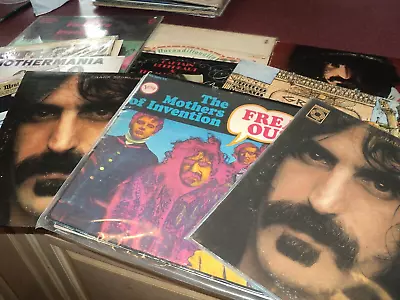 Frank Zappa Lot Of 16 Lps Freak Out Quadradisc Apostrophe Over Nite Beefheart • $152.50