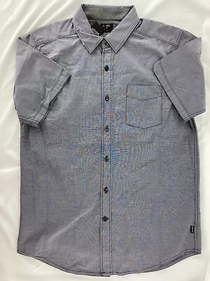 Union Mens Gray Dress Shirt Size Medium Button Down • $12.99