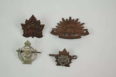 Vintage Canadian Cap Badges - Fort Garry Horse RCAC AU Military Canada • $49