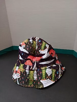 Bucket Hat Frog Mushroom Novelty Hat Hippie Bucket Hat Fisherman Hat Travel Cap • $5