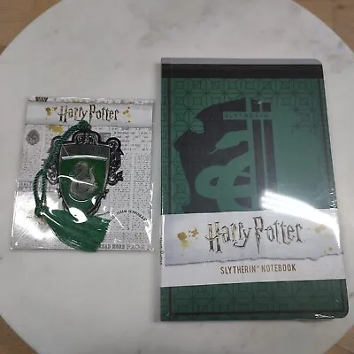 Harry Potter Slytherin Notebook & Enameled Bookmark Loot Crate • $12.50