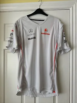 Mens Vodafone Mclaren Mercedes Benz Vintage Shirt Racing F1 Size XL • $12.43