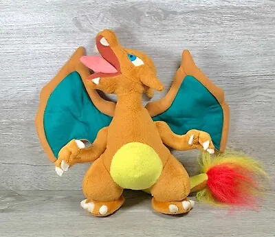 Vintage Pokémon Charizard 10” Orange Plush Soft Toy Nintendo (2000) • £14.99