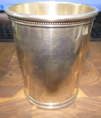 Sterling Silver Mint Julep Cup By Mark J. Scearce LBJ Presidential Stamp NO MONO • $375