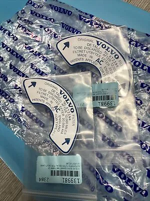 Brand New Volvo Hs6 Air Filter Stickers 672280 1204940 P1800 122 123gt 1800 • $19