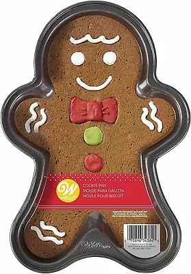 $10.40 • Buy Wilton Gingerbread Boy Cookie Pan, Non Stick, 2105-4384