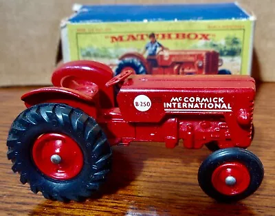 Lesney Matchbox King Size K-4 McCormick International Tractor Unused In Orig Box • $74.95