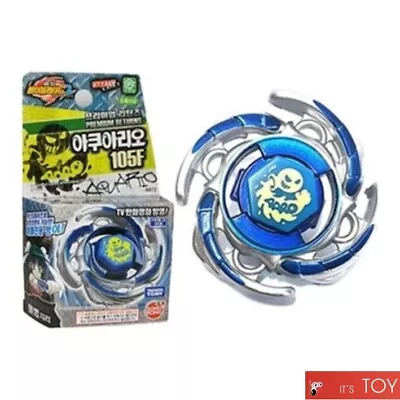 Takara Tomy Metal Fusion Beyblade 2 BB-72 BOOSTER AQUARIO 105F Top Set Korea Ver • $11.30