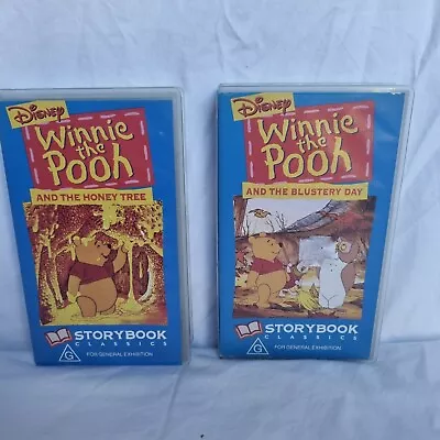 Disney WINNIE THE POOH Storybook Classics THE HONEY TREE BLUSTERY DAY Vhs  • $25