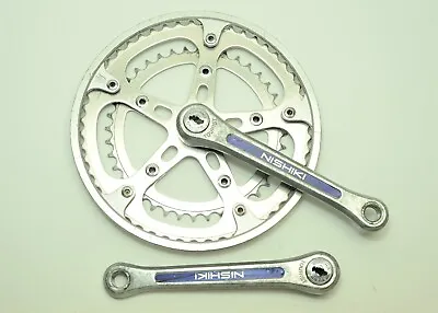 Vintage Sugino Nishiki  Bicycle 170 Mm 52/40 T Square Taper Crankset 110 Mm Bcd • $75