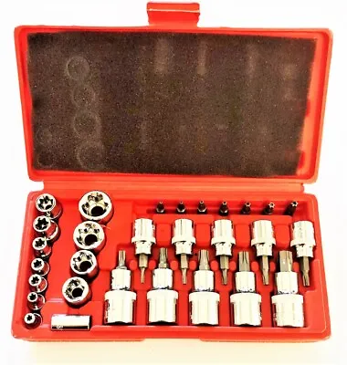 30pc ATE PRO Tamper Torx E-Torx Female Star Inverted Torx Bit Socket Set #97950 • $31.99