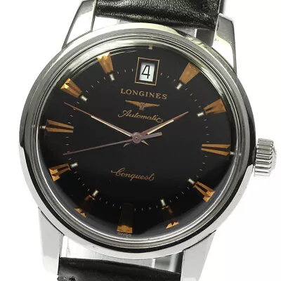 LONGINES Conquest Heritage L1.611.4 Cal.L633.5 Black Dial Automatic Men's_809119 • $805.89