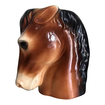 Vintage Royal Copley Horse Head Vase Planter 1950’s • $20