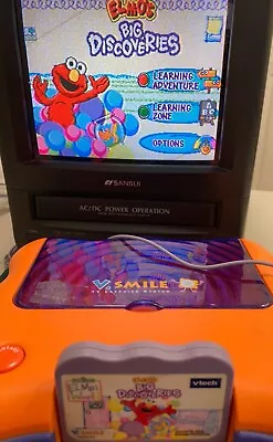 $4.99 • Buy Vtech Vsmile TV Learning System - Elmo's Big Discoveries - Tested