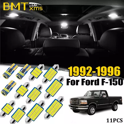 $12.23 • Buy 12x Canbus Interior LED Lights For Ford F-150 1992-1996 License Plate Light Tool