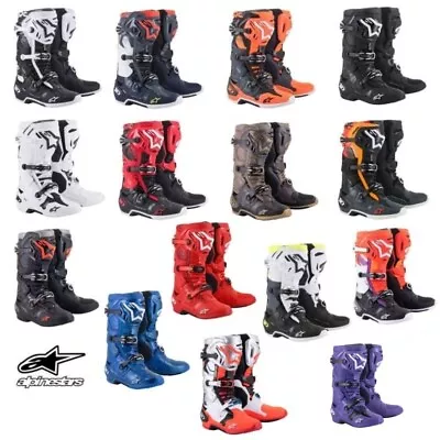 2023 Alpinestars Tech 10 Non-Vented Offroad Motocross Boots - Pick Size & Color • $679.95