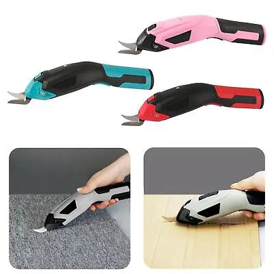£32.03 • Buy Portable Cordless Electric Material, Fabric Scissors USB Box Cutter For Carpet