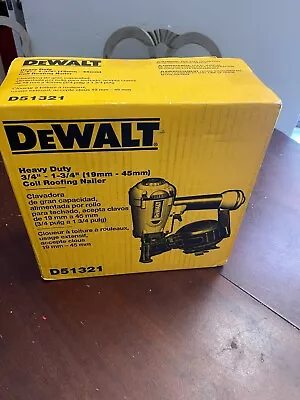 DeWalt D51321 Heavy Duty Coil Roofing Nailer *New In Box* • $200