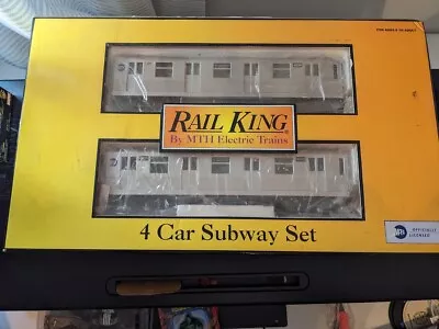 Railking By MTH O Scale MTA 4 Car Subway Set 30-2162-1 Cars 4824482549044905 • $699.99