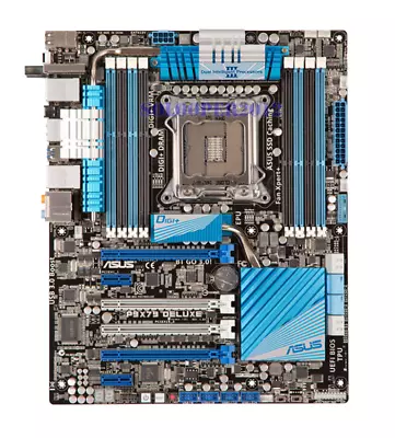 ASUS P9X79 DELUXE LGA 2011 Intel X79 DDR3 DIMM USB2.0 64GB Motherboard ATX • $272.65