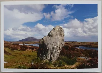 Postcard Of Pobull Finn Stone Circle Langais North Uist Outer Hebrides. • £2.50