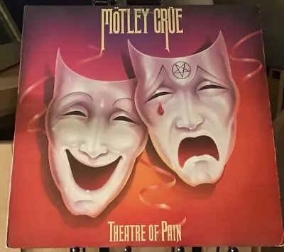 Motley Crue Theatre Of Pain Vinyl LP Elektra 1985 E1-60418 • $18