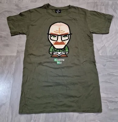 Breaking Bad T-shirt Mens Small Green Gildan Heisenberg Plastic Head Cotton • $11.70