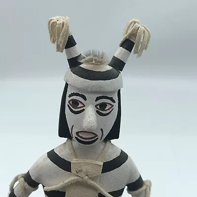 Vintage Hopi Clown Kachina Watermelon Hand Carved Cottonwood Artisan L. Multine  • $46.88