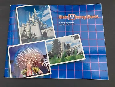 Vintage 1986 Walt Disney World Pictorial Souvenir Featuring EPCOT MAGIC KINGDOM • $19.99