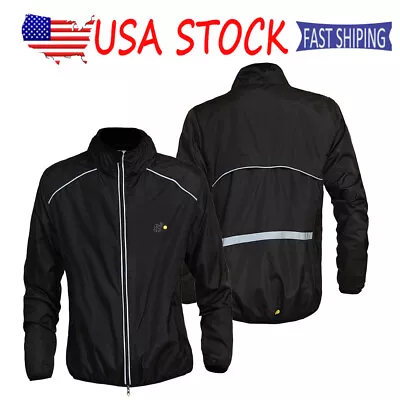 Waterproof UV Protection Cycling Jackets Lightweight Windbreaker Jacket For Men • $19.99