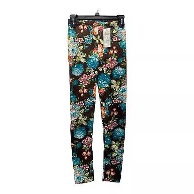 Nollia Women’s S/M Multi Color Floral Pattern Leggings  • $5.40