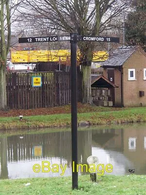 Photo 6x4 Direction Signpost At Langley Mill Basin Eastwood/SK4646 An Un C2021 • £2