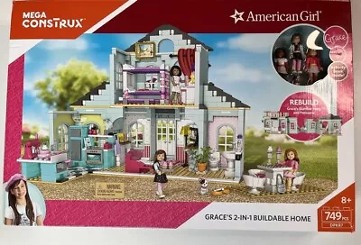 American Girl Mega Bloks Grace's 2-in-1 Buildable Home (749 Pieces) New In Box. • $109.95