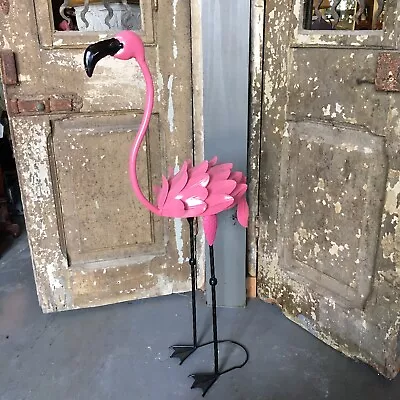 Bright Pink Flamingo Yard Ornament Century Novelty Decoration Garden Lawn Art • $29.95