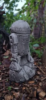 Large R2D2 Star Wars Stone Garden Statue Home Decor Sculpture Gift • £48.90