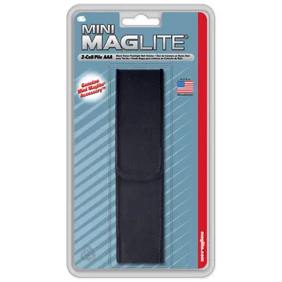 Maglite Mini AAA Flashlight Nylon Belt Holster Weather Resistant Black AM3A026 • $9.24