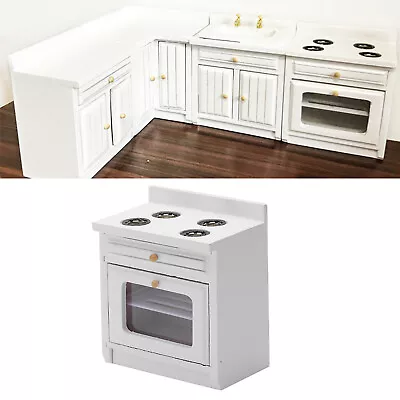 £9.64 • Buy 1/12 Dolls House Miniature Modern Furniture Wooden Kitchen Cooking Cabinet