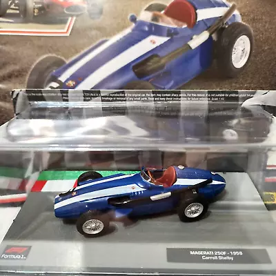 #150 Maserati 250F – 1958 Carroll Shelby 1:43 Scale Formula 1 Car Collection • $38