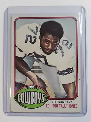 1976 Topps Ed  Too Tall  Jones Rookie #427 Football Card Dallas Cowboys • $11.95